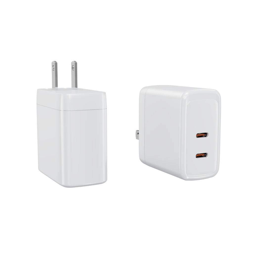 Chargeur à charge rapide à trois ports Gallium Nitride