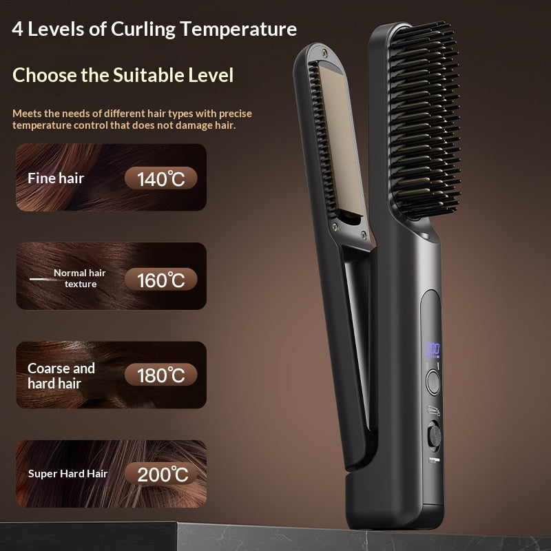2-en-1 Small Bangs Straightener Mini Fer plat