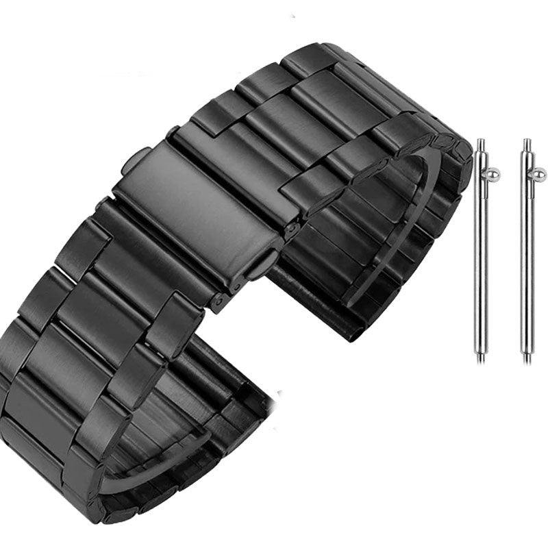 Trois perles en acier inoxydable Bracelet en métal massif