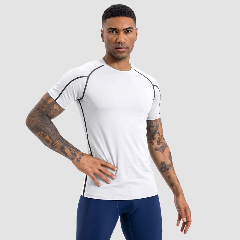 T-shirt manches courtes à manches courtes pour hommes à séchage rapide
