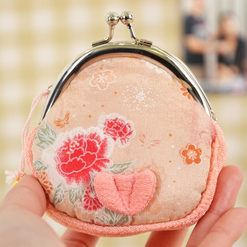 Et l'aile vent Owl sac de monnaie sac à main Crêpe Buckle avec fond ZB077 peut recevoir Customi