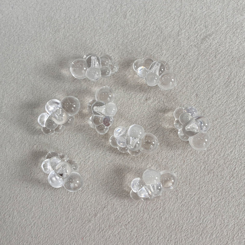 Perles de nuages acryliques translucides