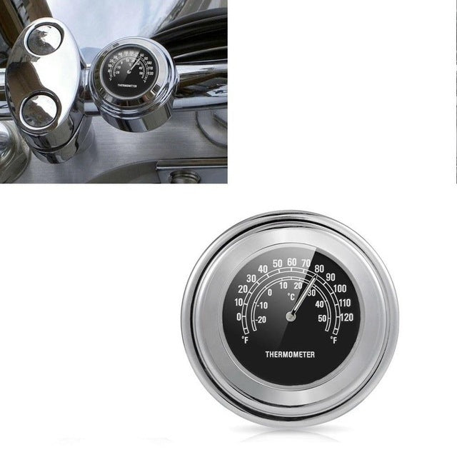 Thermomètre de pièces modifiées en alliage d'aluminium de moto