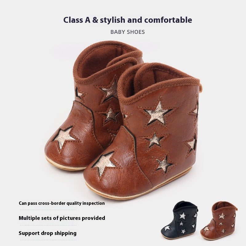 Chaussures pour bébés Thermique Souple Soled Non-slip