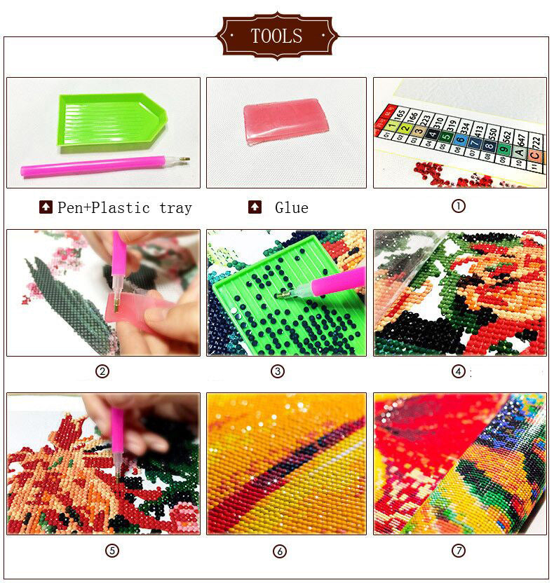5D ronde peinture à l'huile de forage Sunflower diamant peinture Diy Spot perceur décoratif
