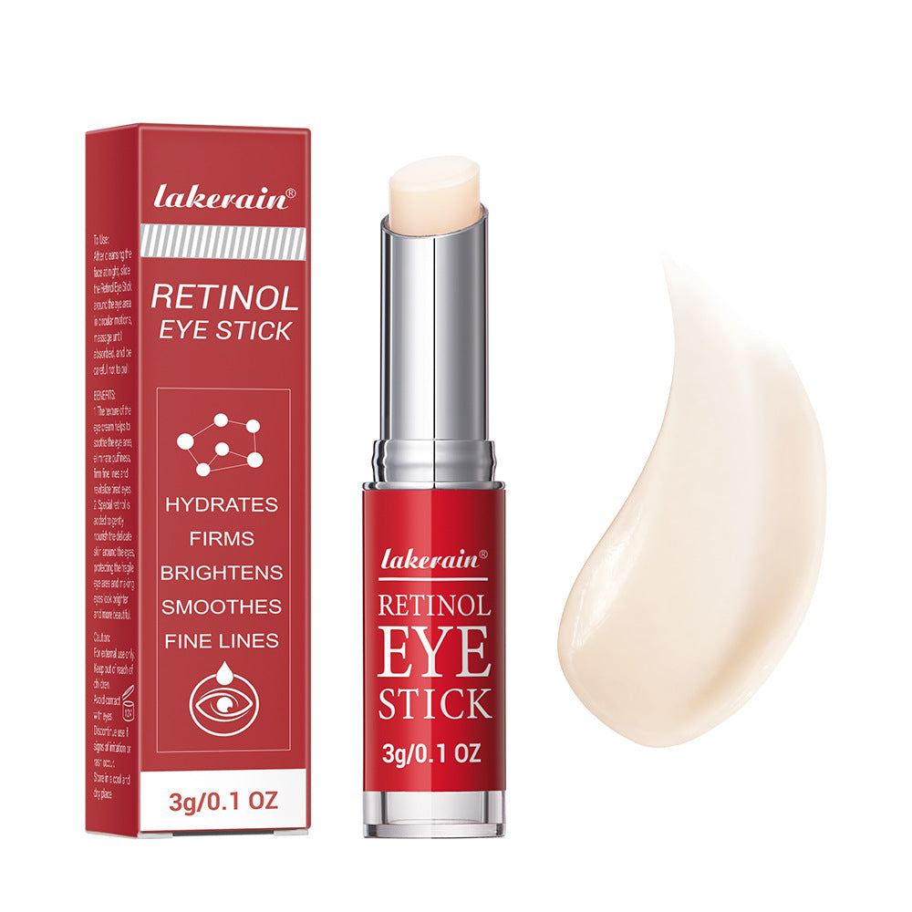 Eye Cream Stick Hydratant la peau de l'œil Fading Wrinkle Fishtail Pattern Cercles foncés