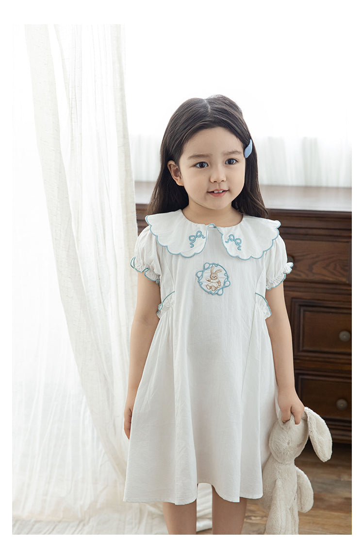 Robe imprimée mignonne d'été pour filles