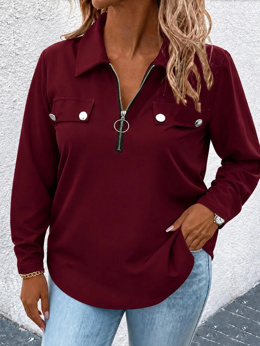 Blouse de polyester