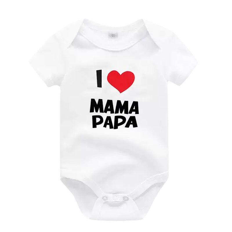 Onesie imprimées en coton nouveau-né