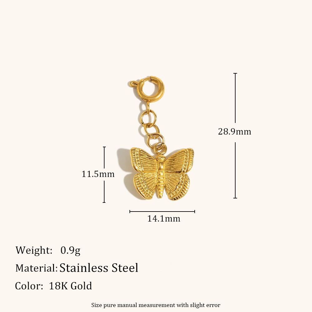 Pendentif européen et américain pendentif acier inoxydable plaqué