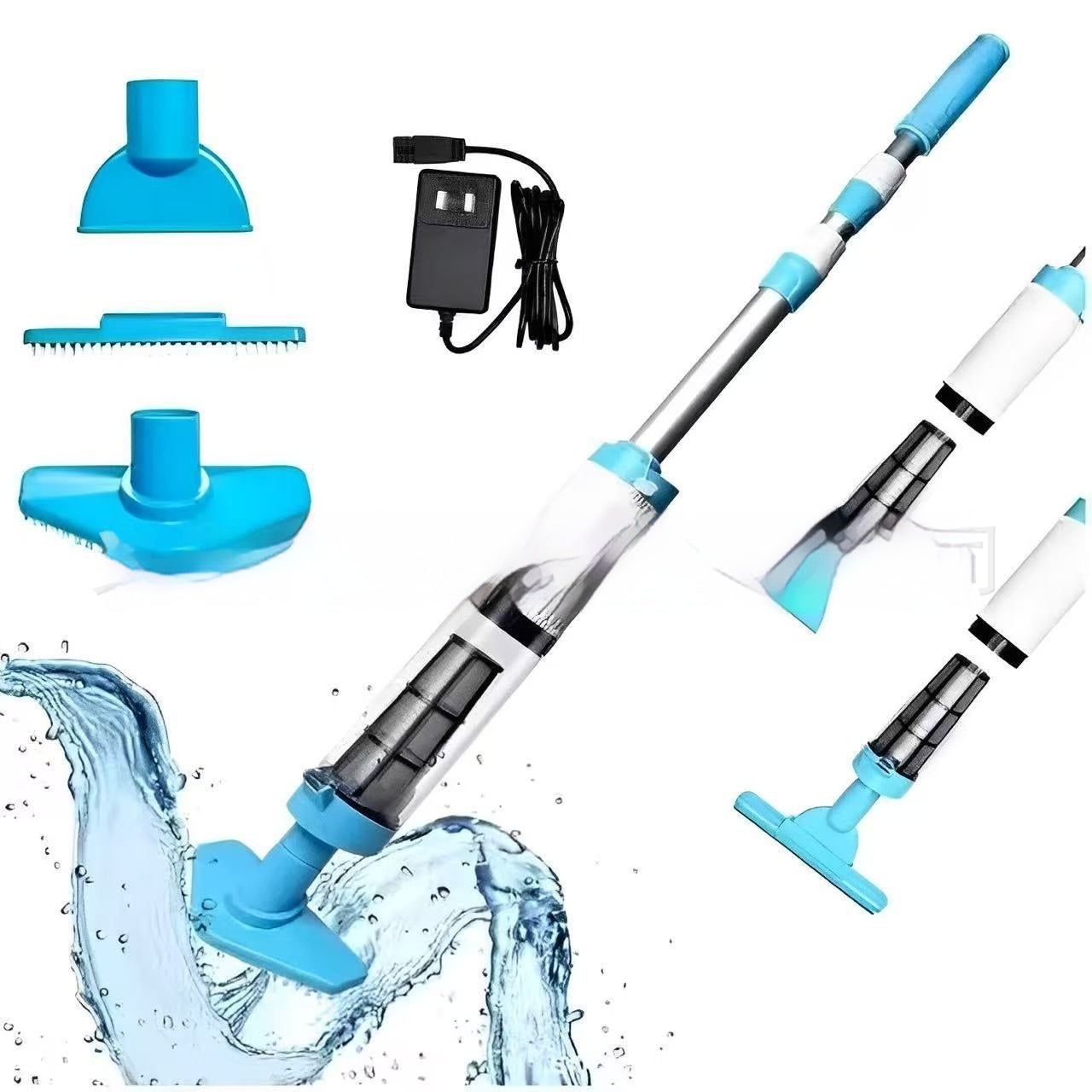 Nettoyant à vide sans fil pour étang de poisson sous-marin rechargeable