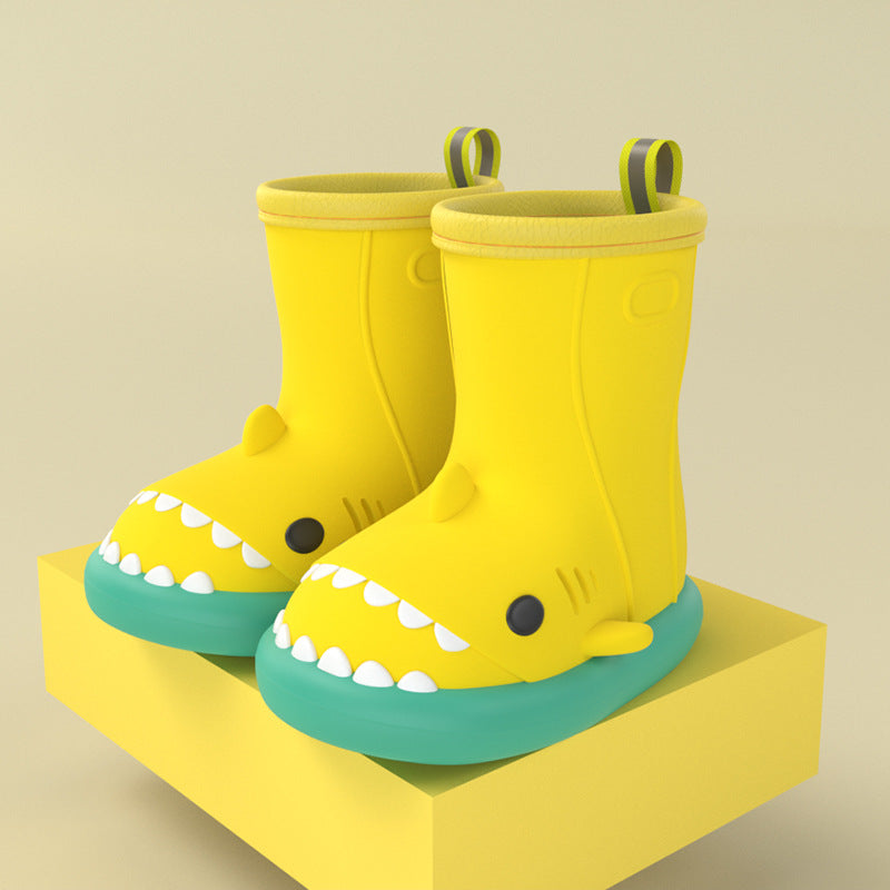 Chaussures de requin Bottes de pluie pour enfants