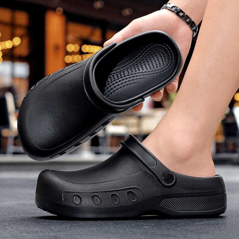 Pantoufles Baotou pour hommes Été Outdoor Wear Non-slip