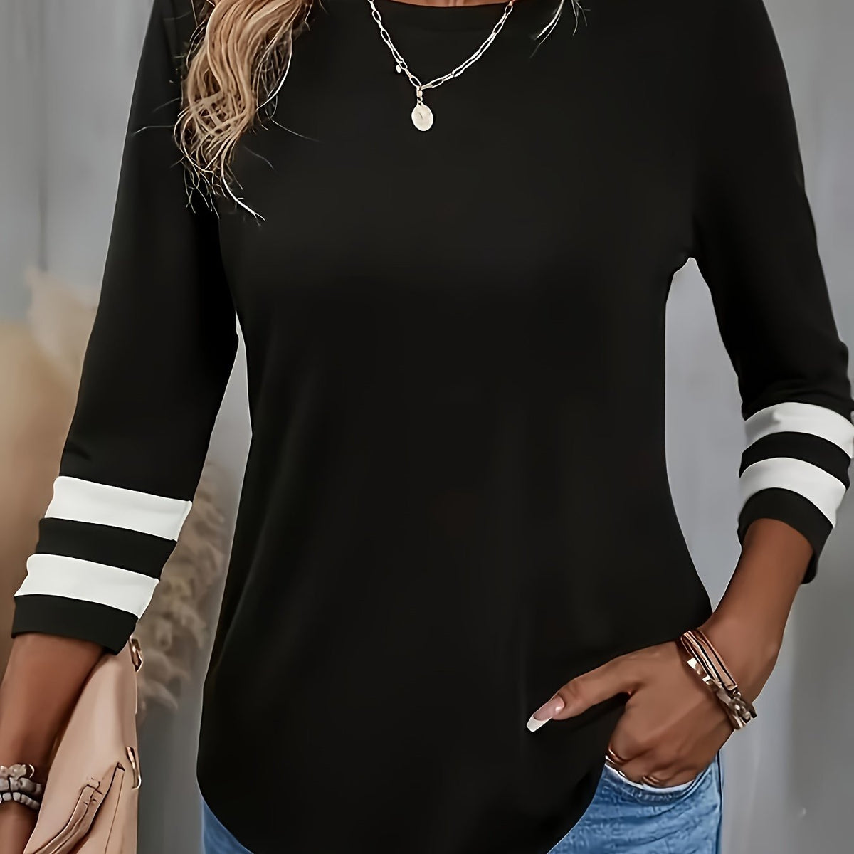 Femmes Slimming Plus-size Basting Shirt