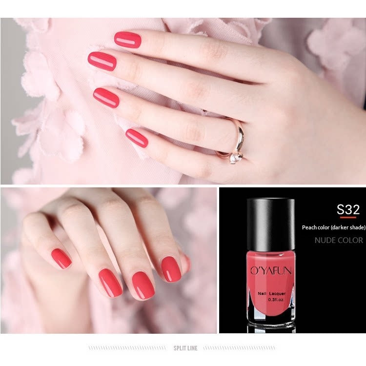Peel-off Nude Gel Nail Polonais