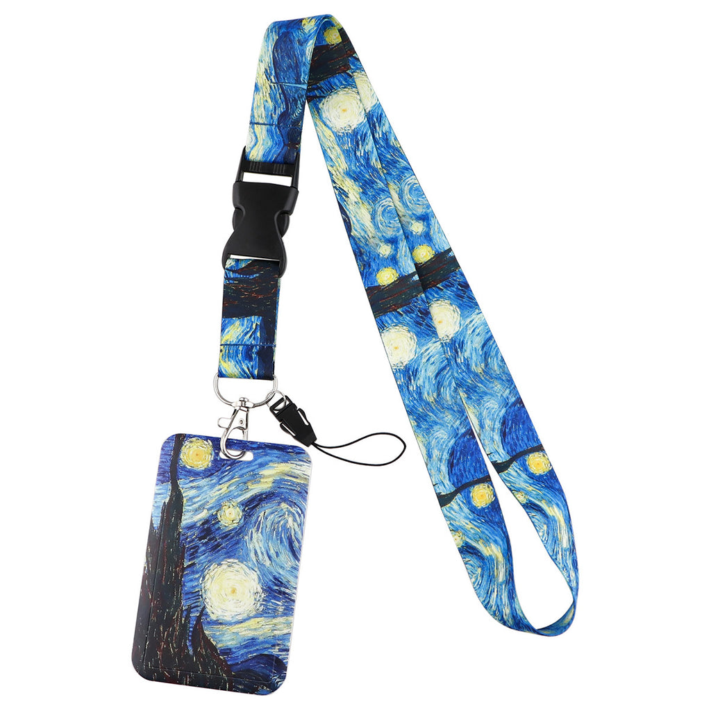 Van Gogh Starry Sunflower Téléphone portable Couverture de carte