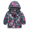 Le printemps et l'automne mince à capuche bébé mignon Zipper veste pour enfants