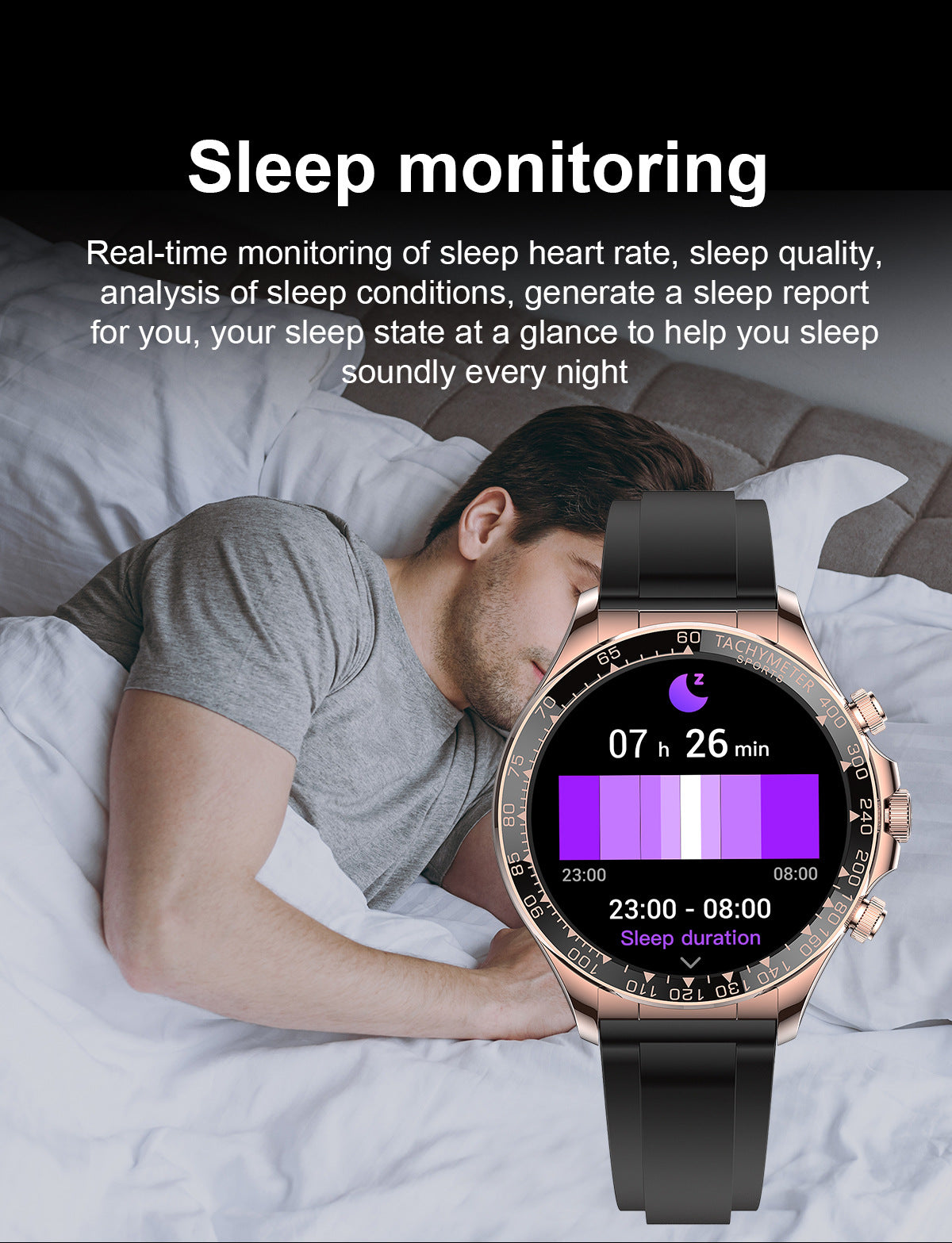 Écran rond Smart Watch EX108 Bluetooth Appel