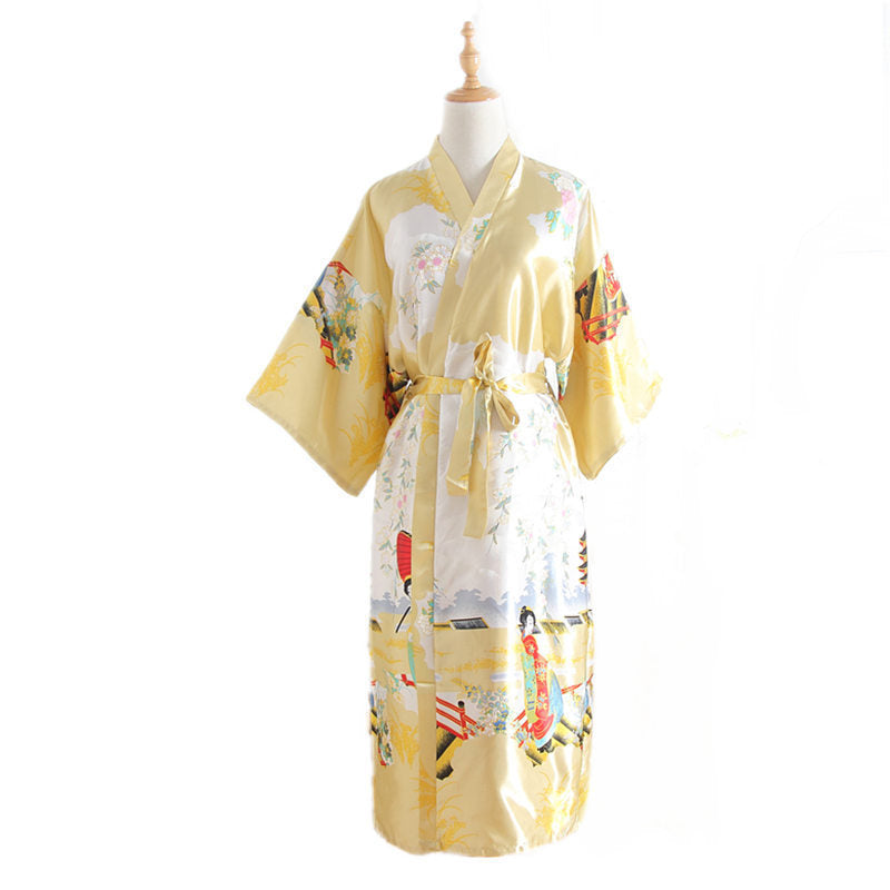 Cardigan court Kimono peignoir pour femmes