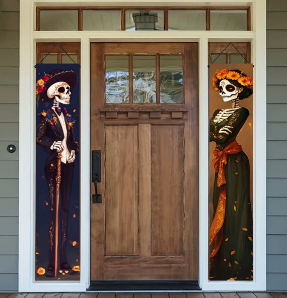 Jour des morts Decor de porc Décor Chic Skeleton couple ornements