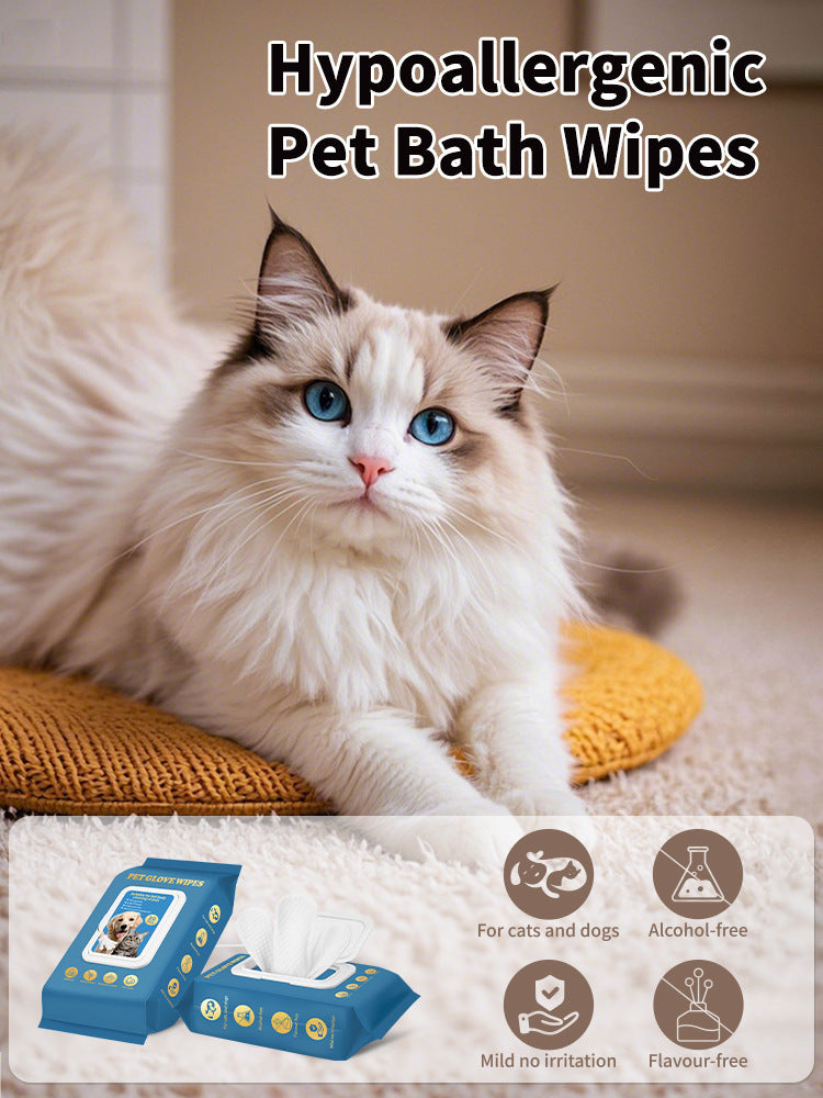 Gants pour animaux de compagnie désodorisants jetables