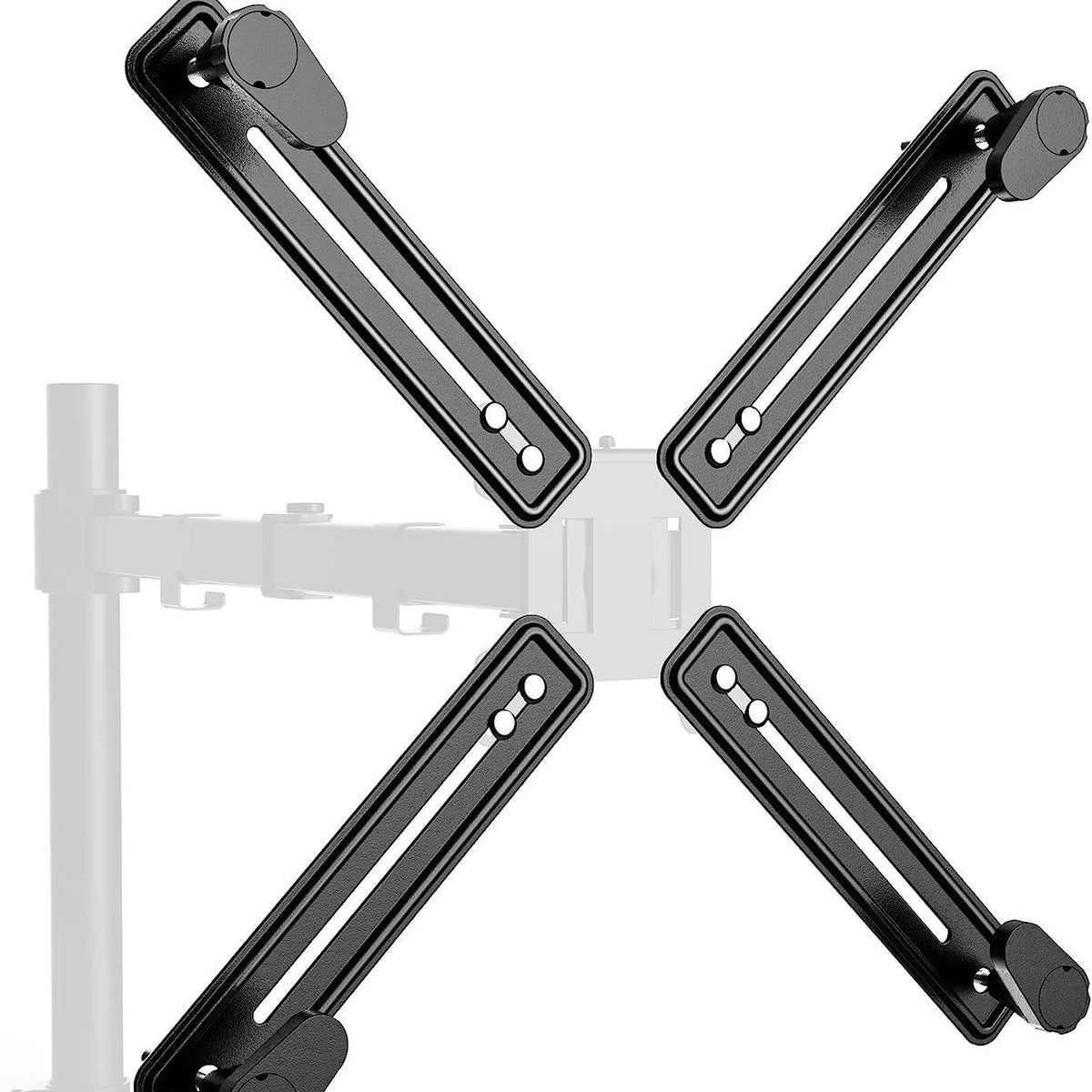 Fixation complète des supports de bureau de moniteur dynamique
