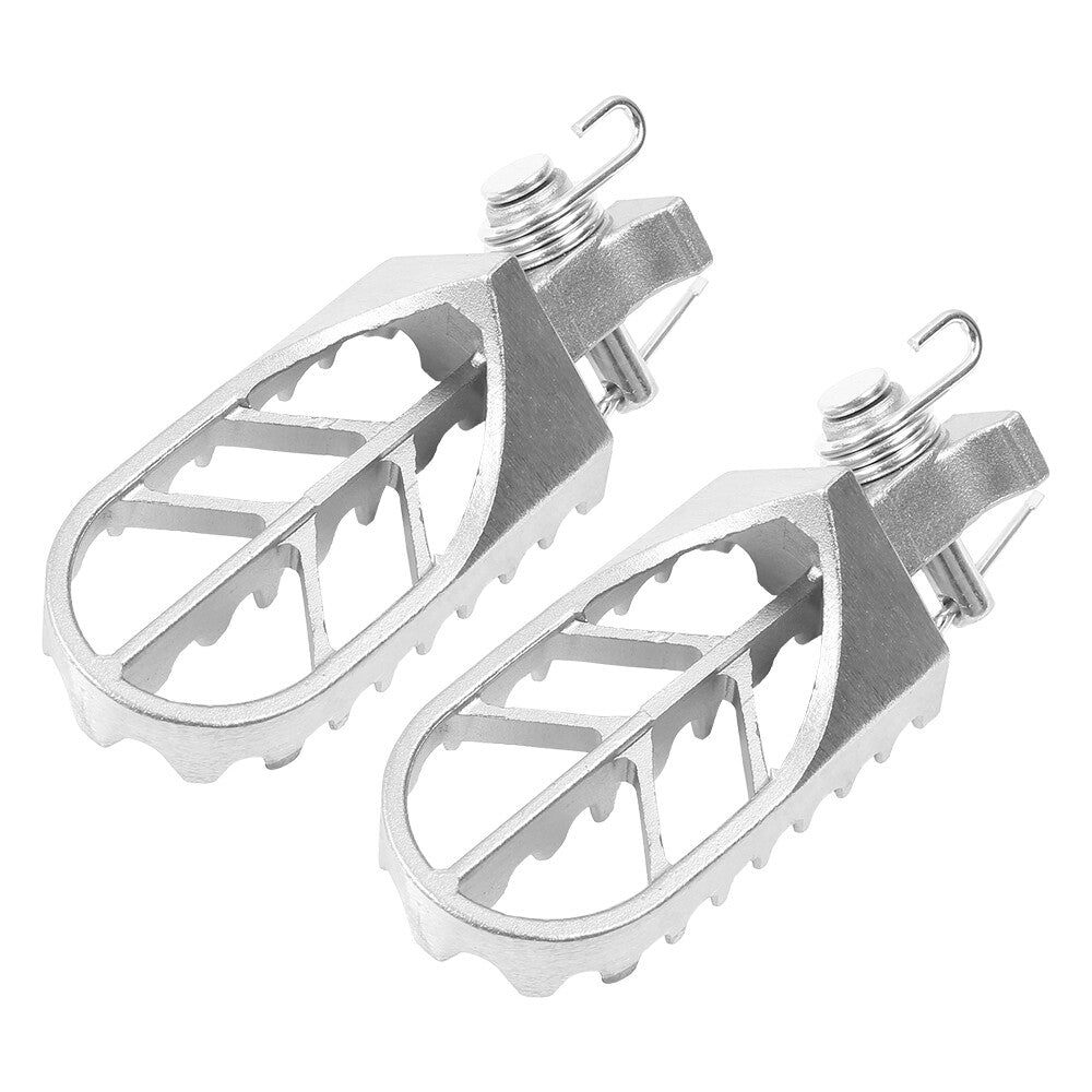 Convient pour H Onda K Awasaki Pair moto pied avant repose-pieds en acier inoxydable