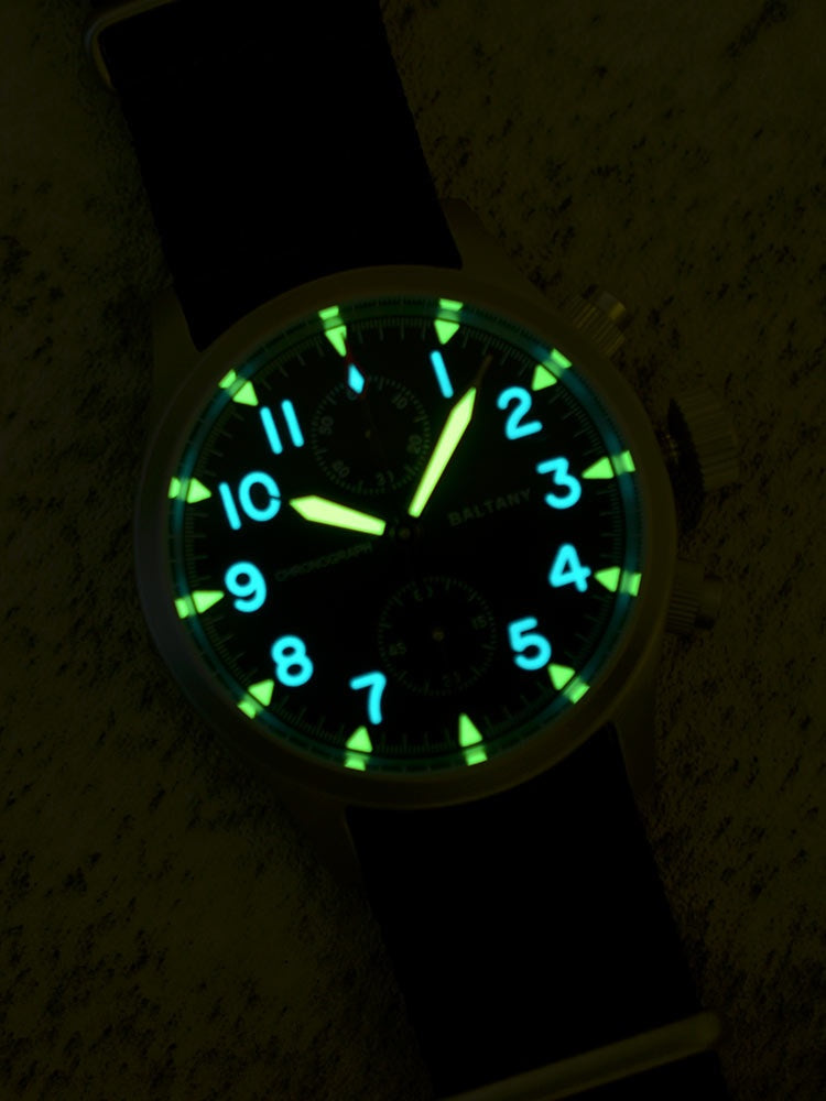 Prodigal Rétro Imperméable en acier inoxydable Lumineux Montre Quartz multifonction