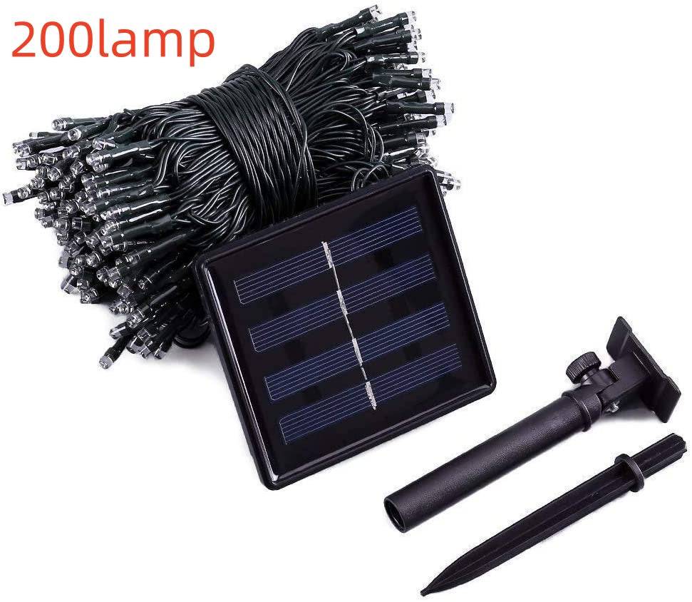 LED Atmosphère de Noël Outdoor Waterproof Chaînes solaires