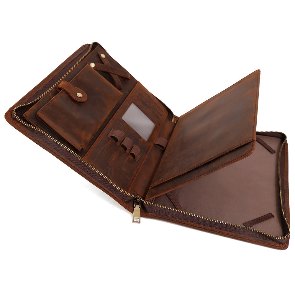 Cowhide Coque de protection informatique Sac en cuir