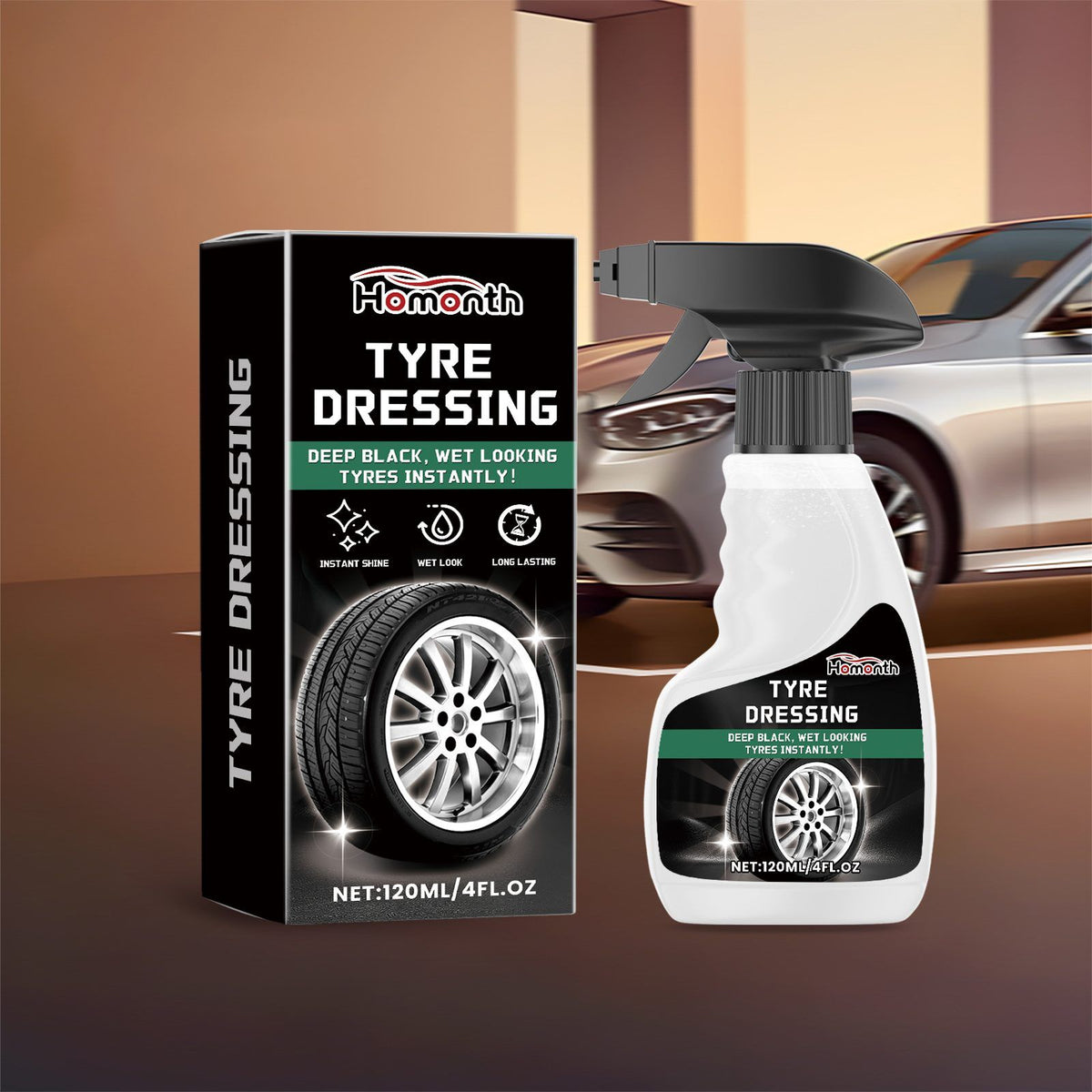 HOMONTH Automotive Tire Shine Spray