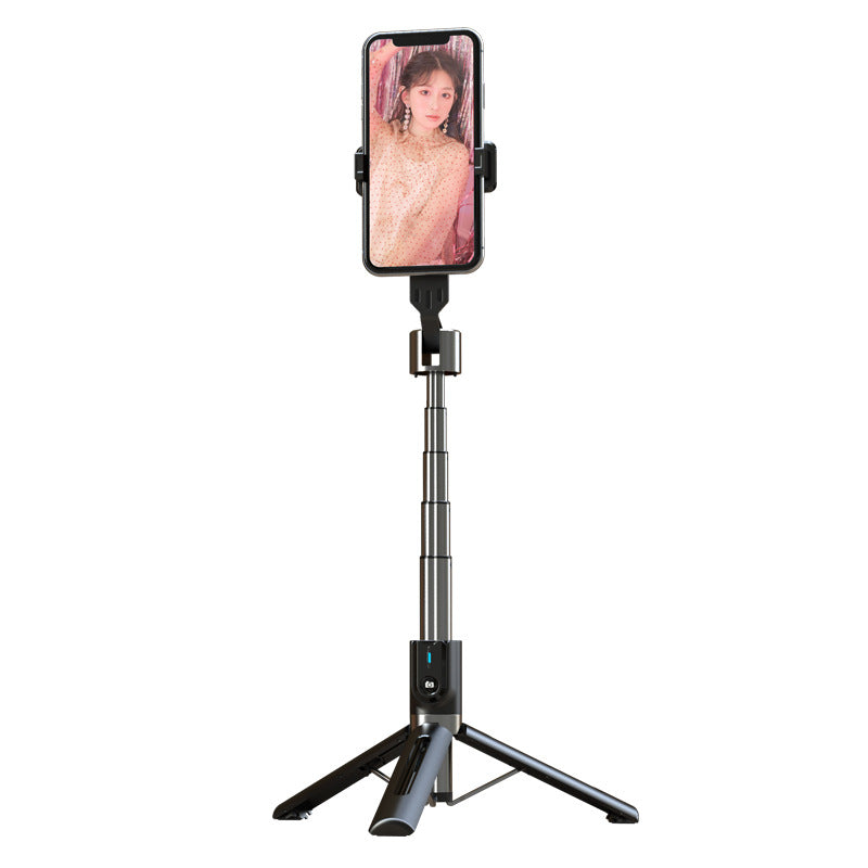 Bluetooth Selfie Stick Double Rill Light Bureau Diffusion en direct