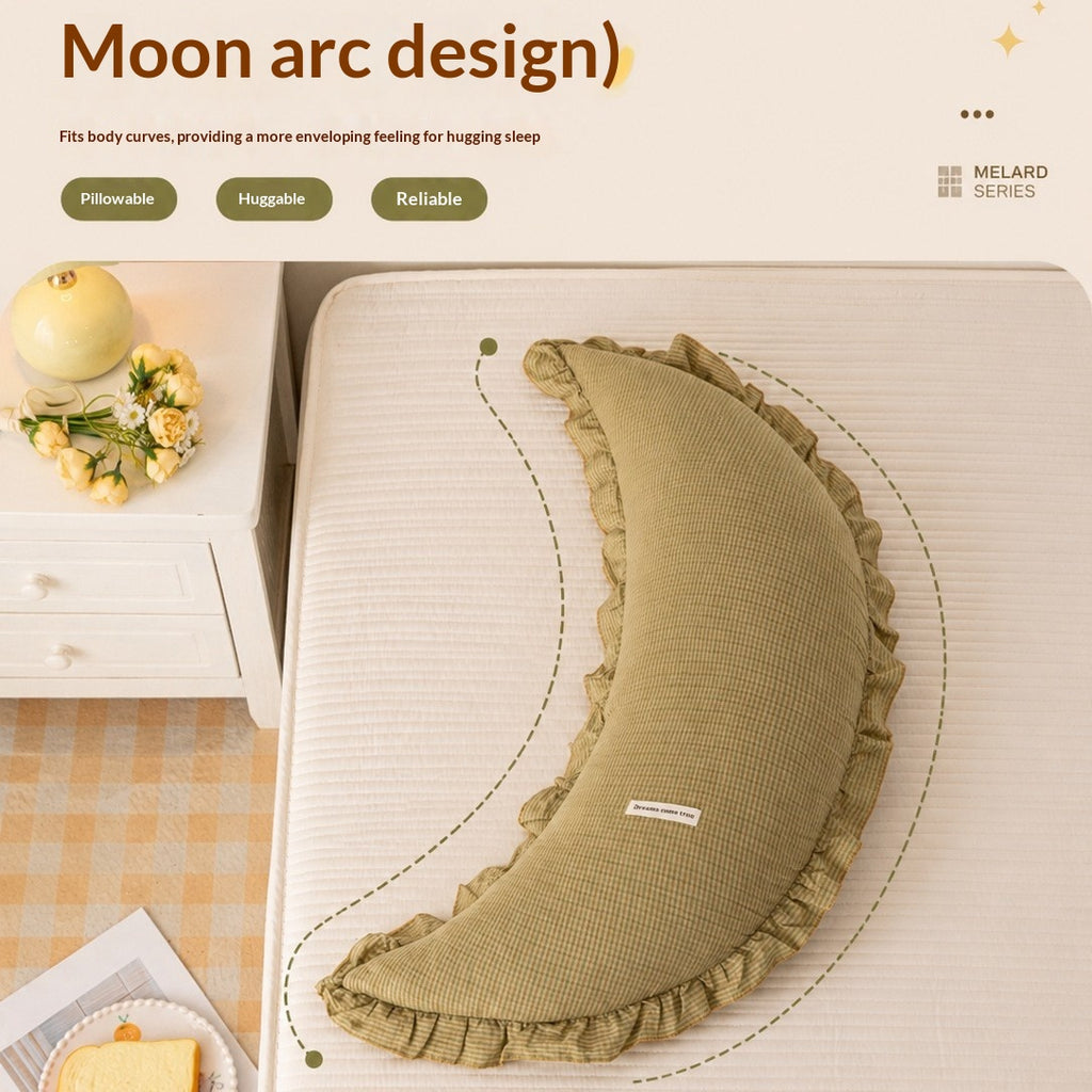 Coussin long et arrière en coton modèle Lune
