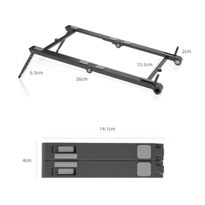 Étalonnage et pliage du support informatique multifonctionnel trois en un