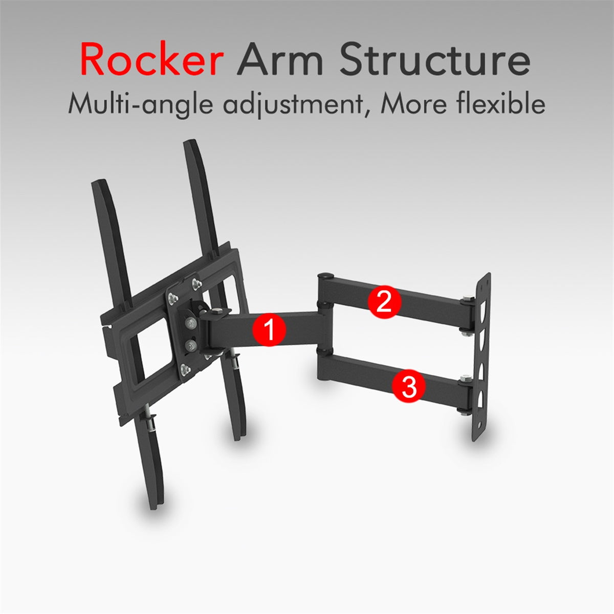 32-65 pouces Single Pendulum Small Base TV Stand TMXD-103 roulement de charge 35KG