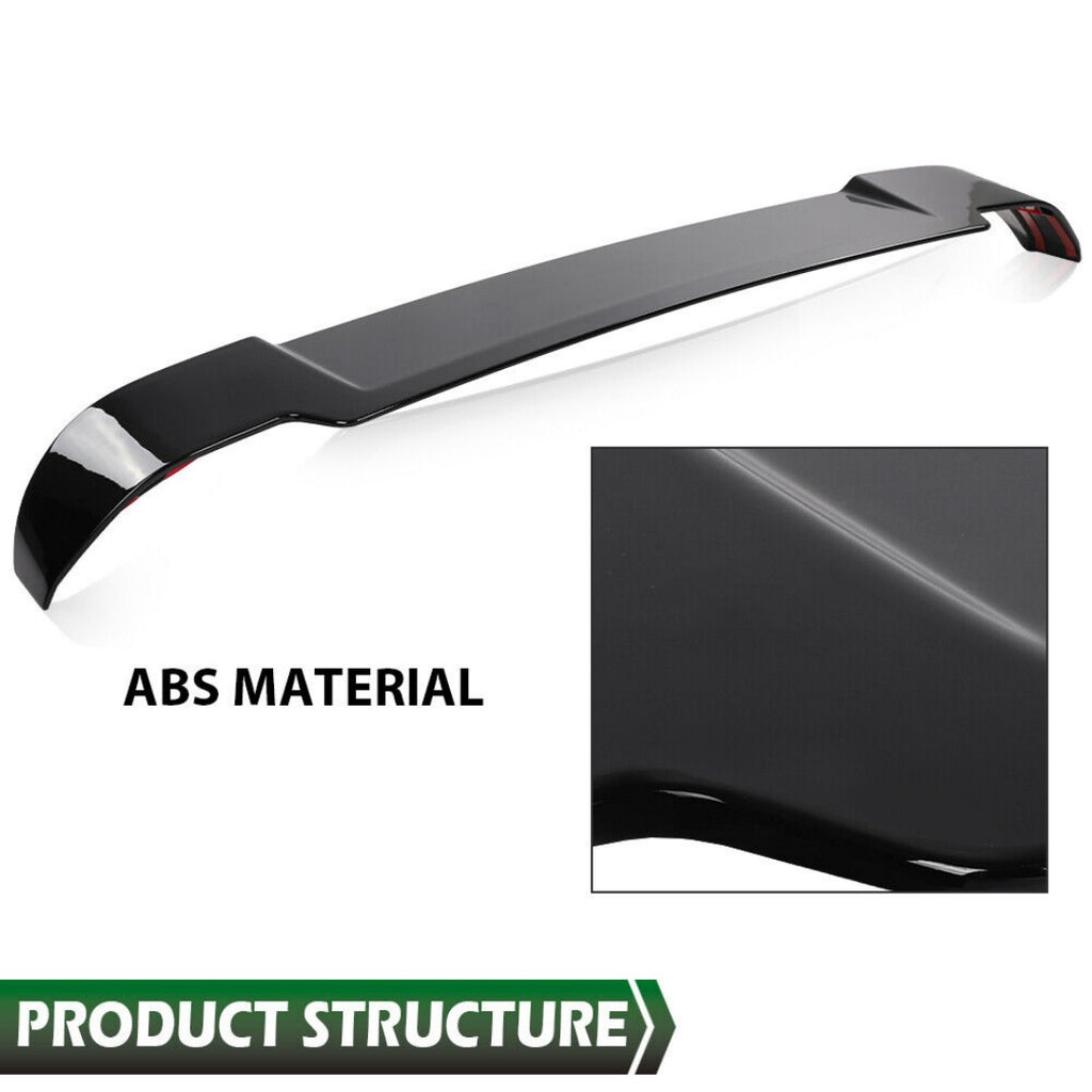 Pour 2020-2023 Land Rover Defender 110 Arrière Toit Spoiler Wing Glossy Black