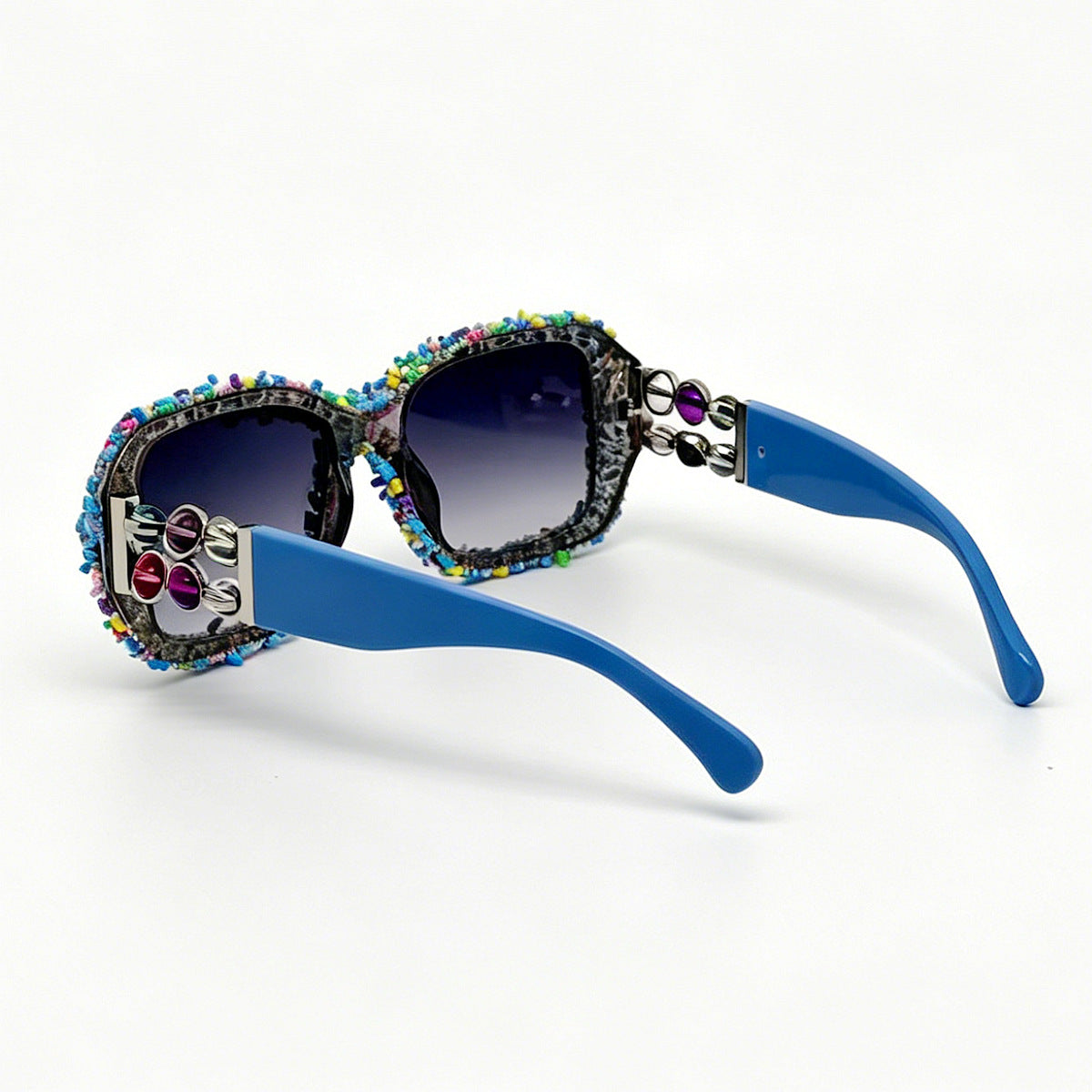 Lunettes de soleil à cadre carré Rasoirs polyvalents pour les vacances sur la plage