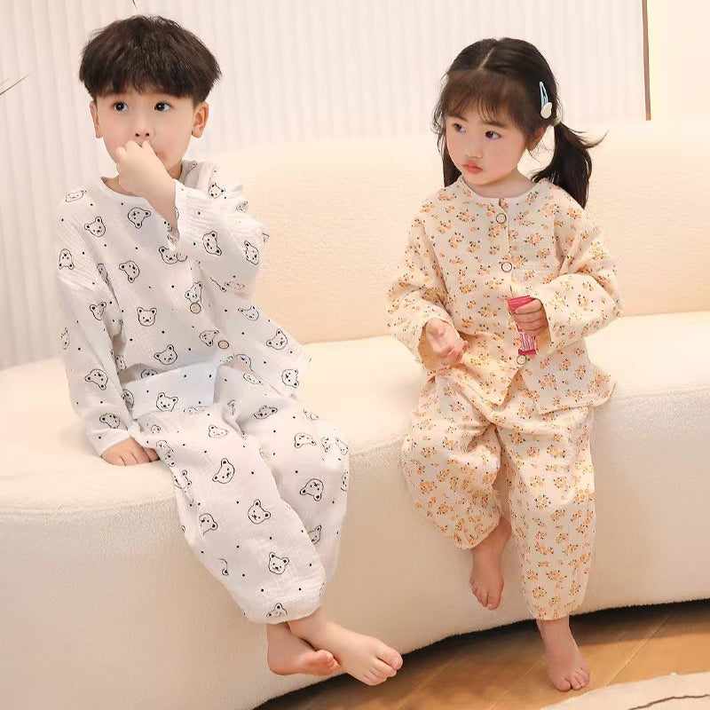 Set de pyjama pour enfants en coton cartoon