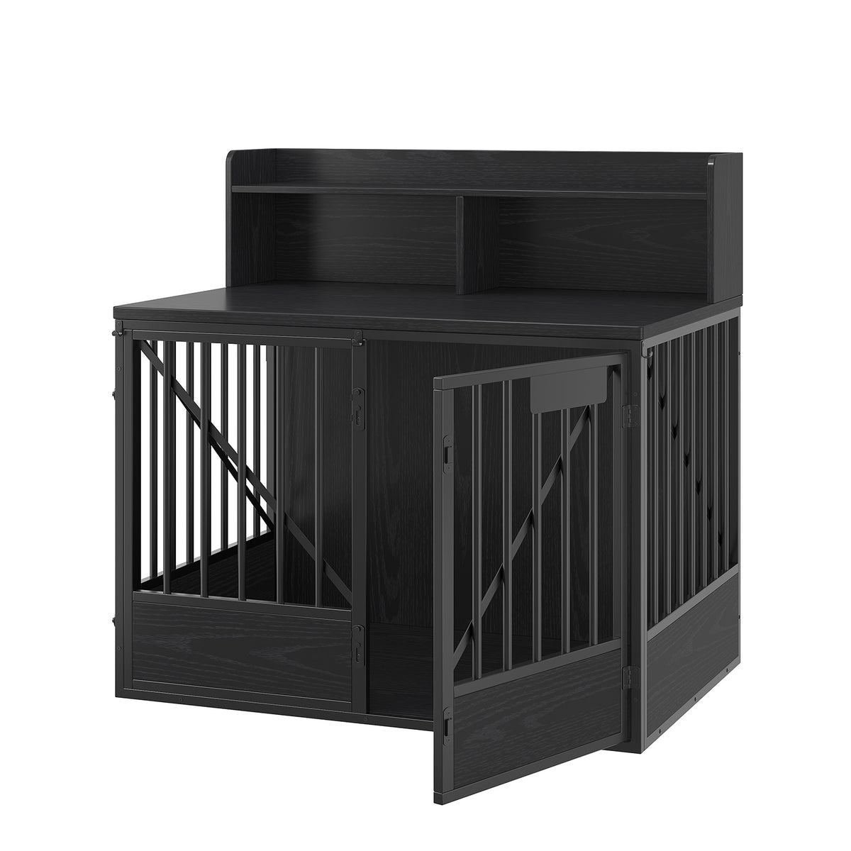 Crate de chien grande capacité multifonctionnel Spacieuse Kennel de Top Pet avec 2 Compa de stockage ouvert
