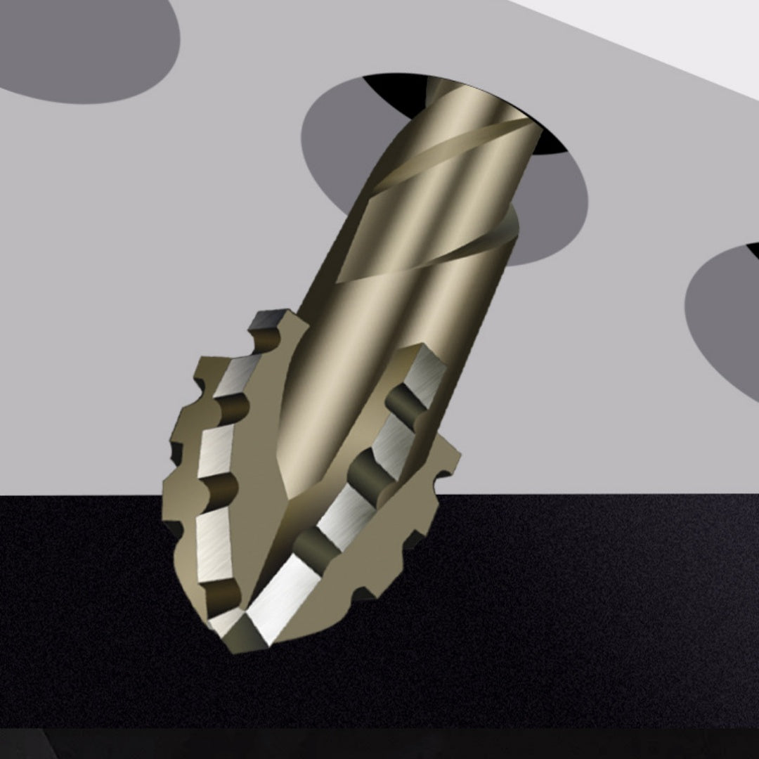 Perçage à sec excentrique à quatre lames Perceuse en aluminium en béton