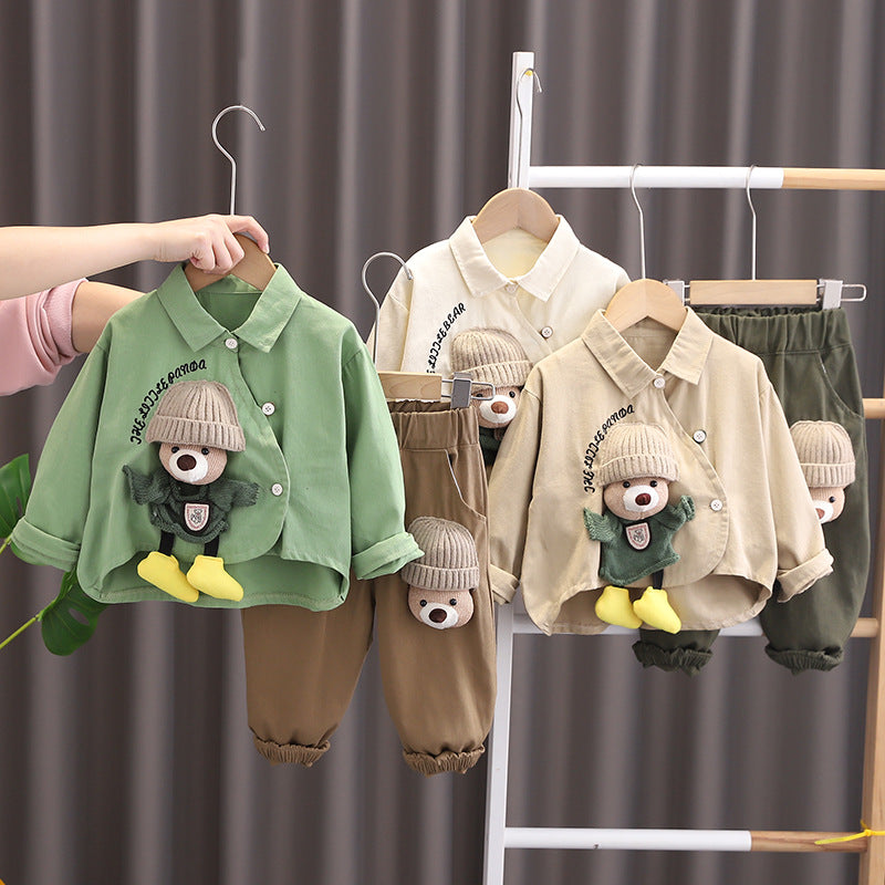 Bébé Western Style Mode Printemps Vêtements costume