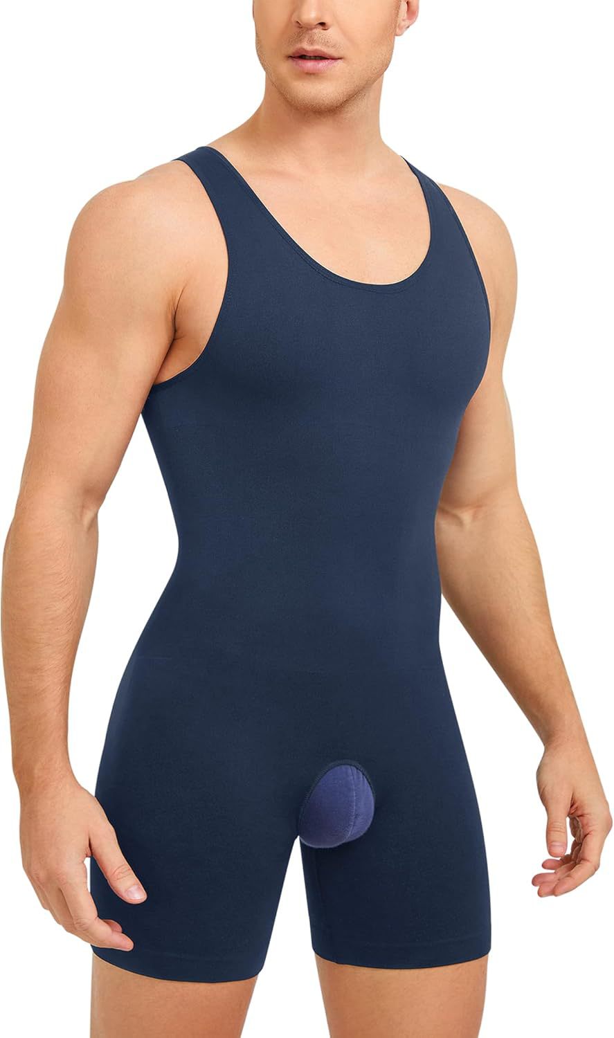 Corsets en forme de corps pour hommes Crotch Hollow-out Cinched Belly Contract Inner Wear Base Bod