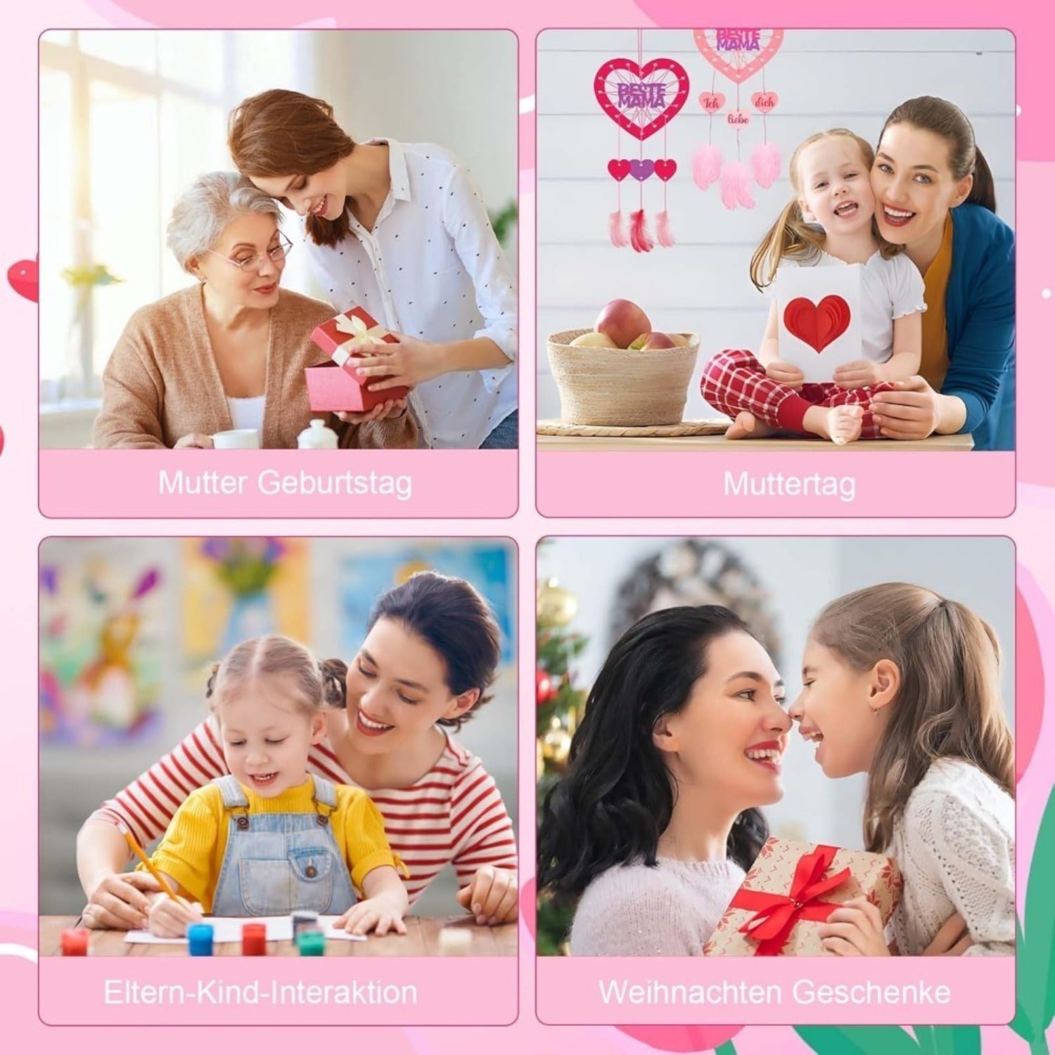 6 Sets of Heart Dreamcatcher Craft Kits pour les projets de bricolage