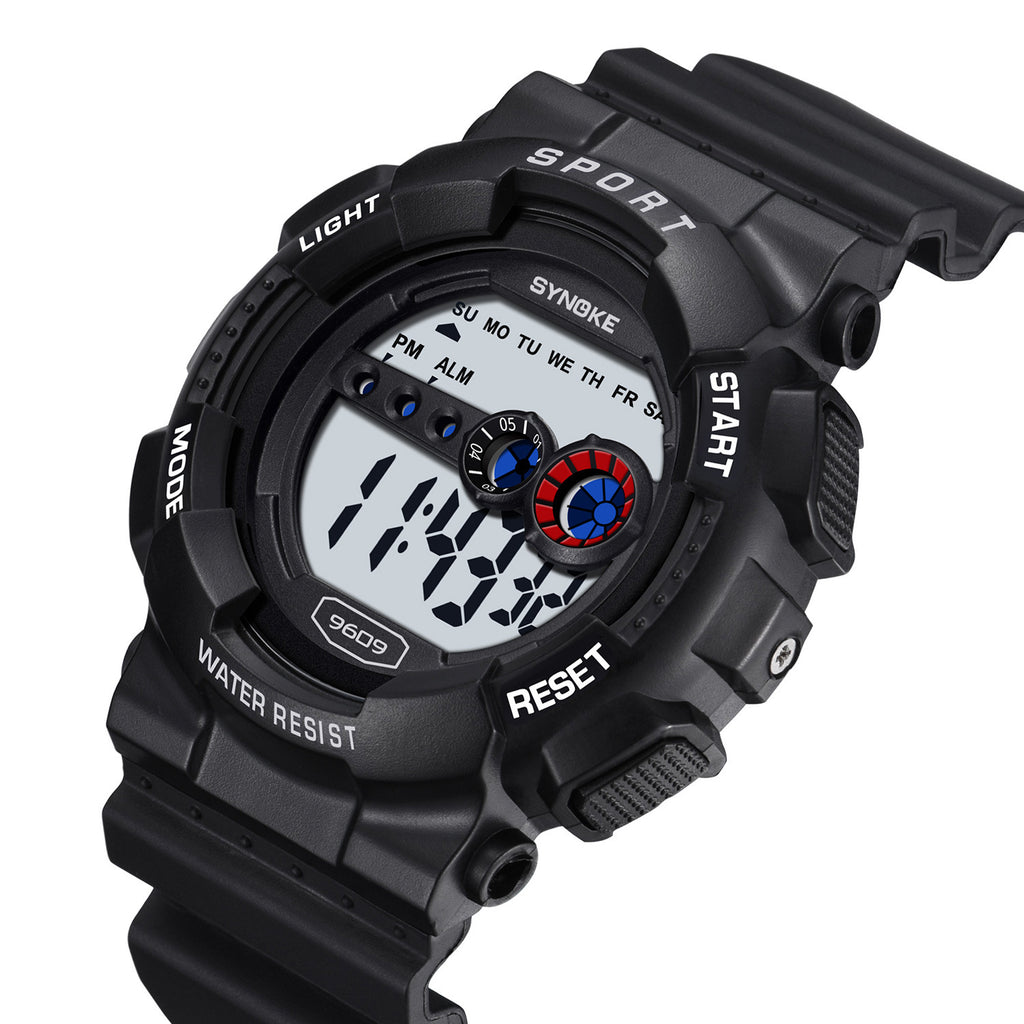 Montre de sport de plein air homme étanche Alarme multifonction grand écran