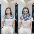 Masque d'écran solaire d'été imprimé pour femmes