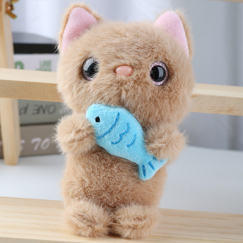 Jouet mignon et adorable en peluche pendentif petit chaton