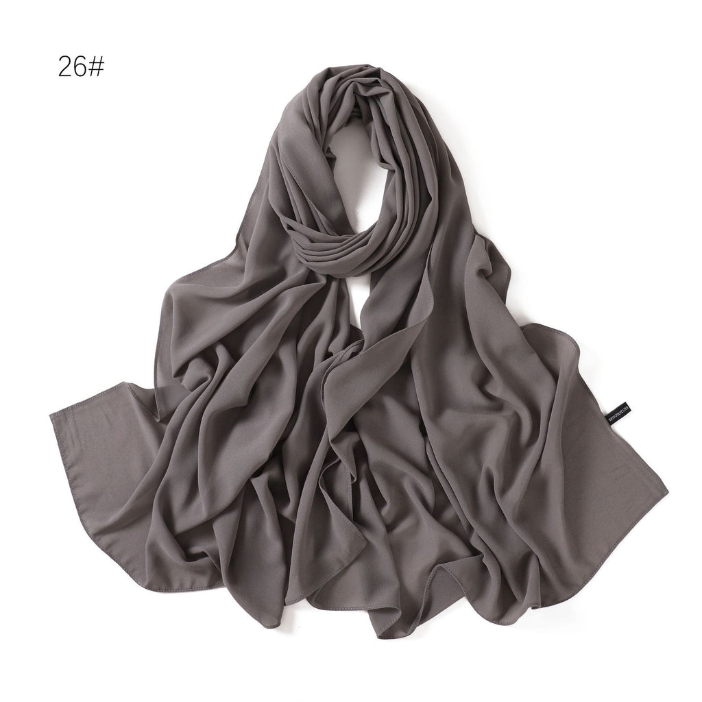 Echarpe de couleur solide pour les femmes