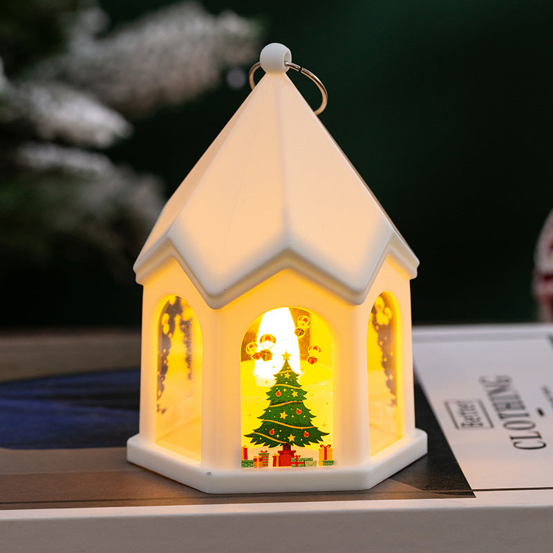Décorations de Noël Cadeau lumineux pour enfants Retro Nuit Lumière Pendentif arbre de Noël ou