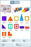 Assemblage Magnetic Square Block Building Jouets