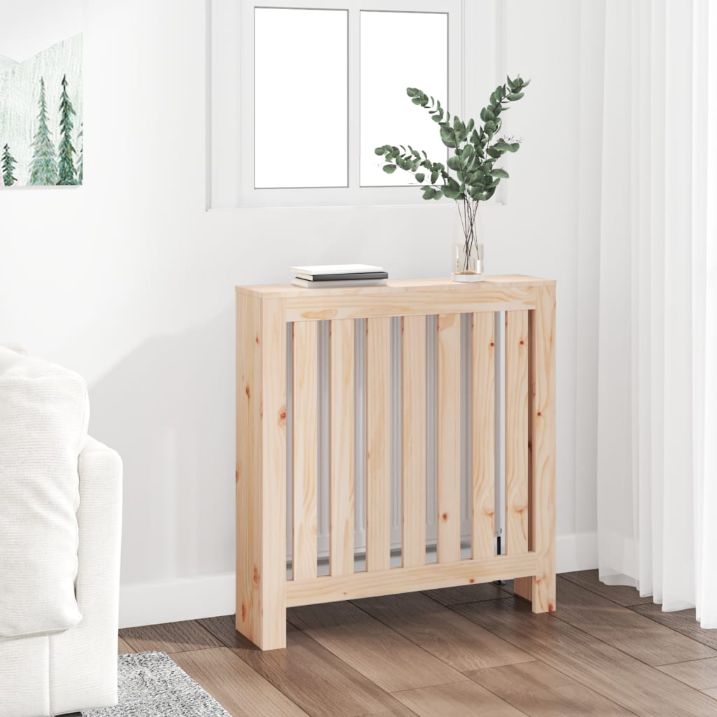 Couverture radiateur 79,5x couverture radiateur en bois de pin massif 79,5x